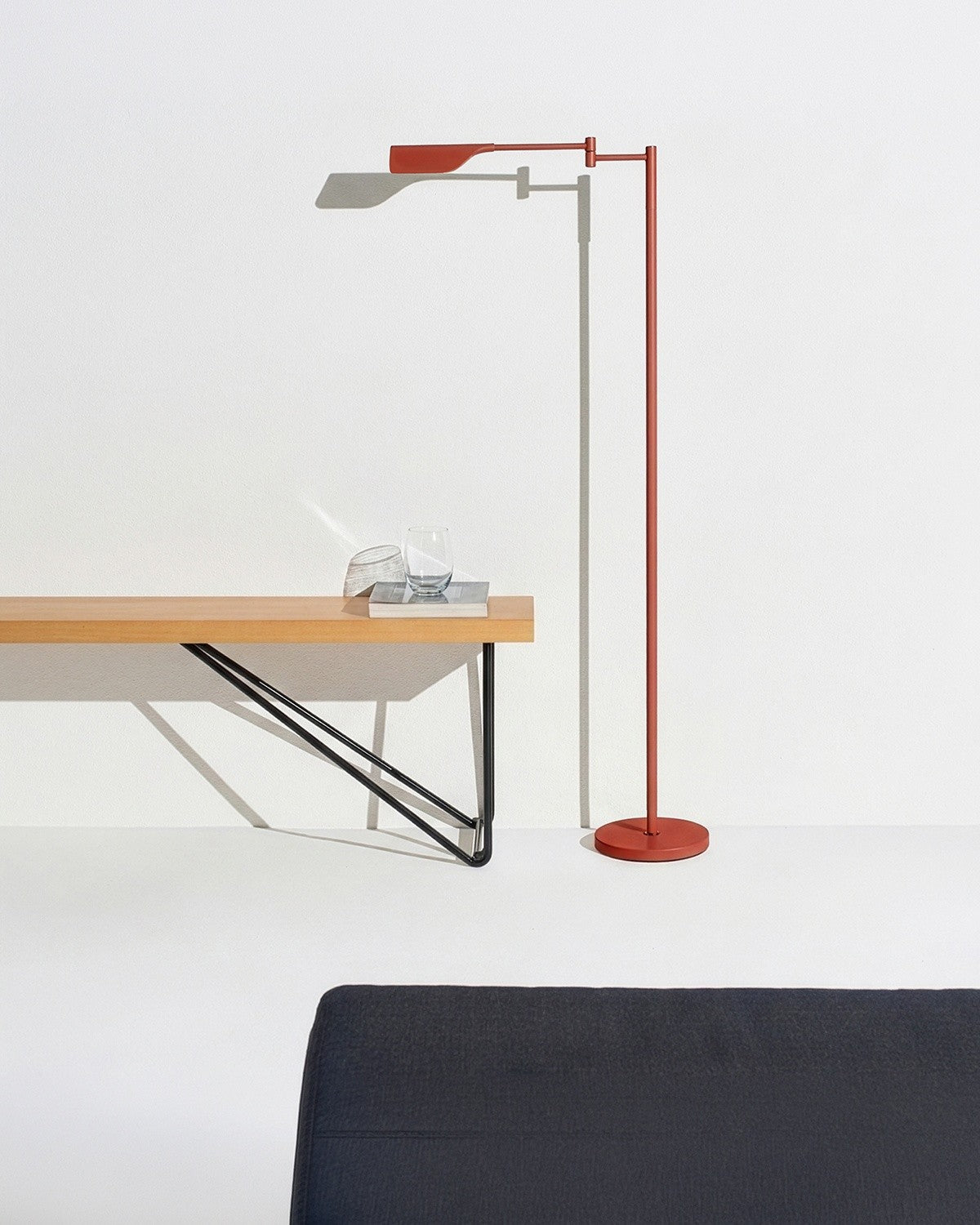 Brightech Leaf Floor Lamp in Red