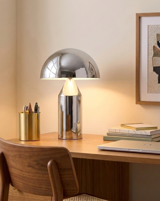 How to Decorate with Chrome Lamps