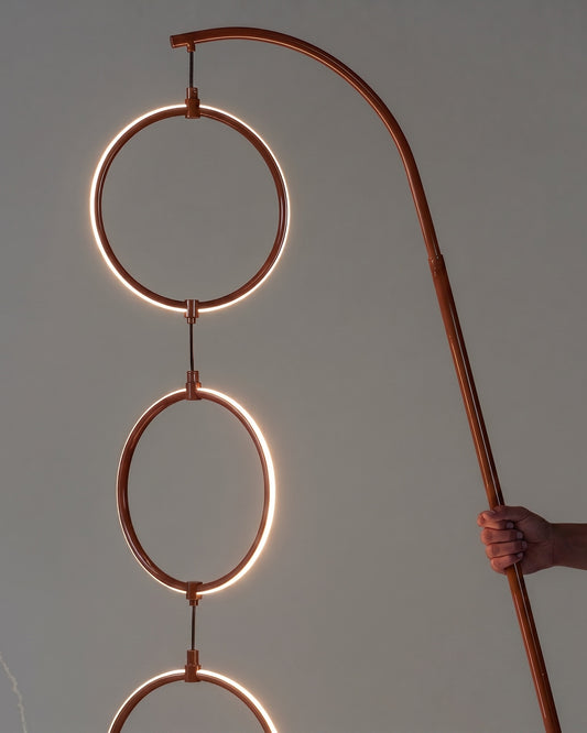 3 Ring Lamp, Red
