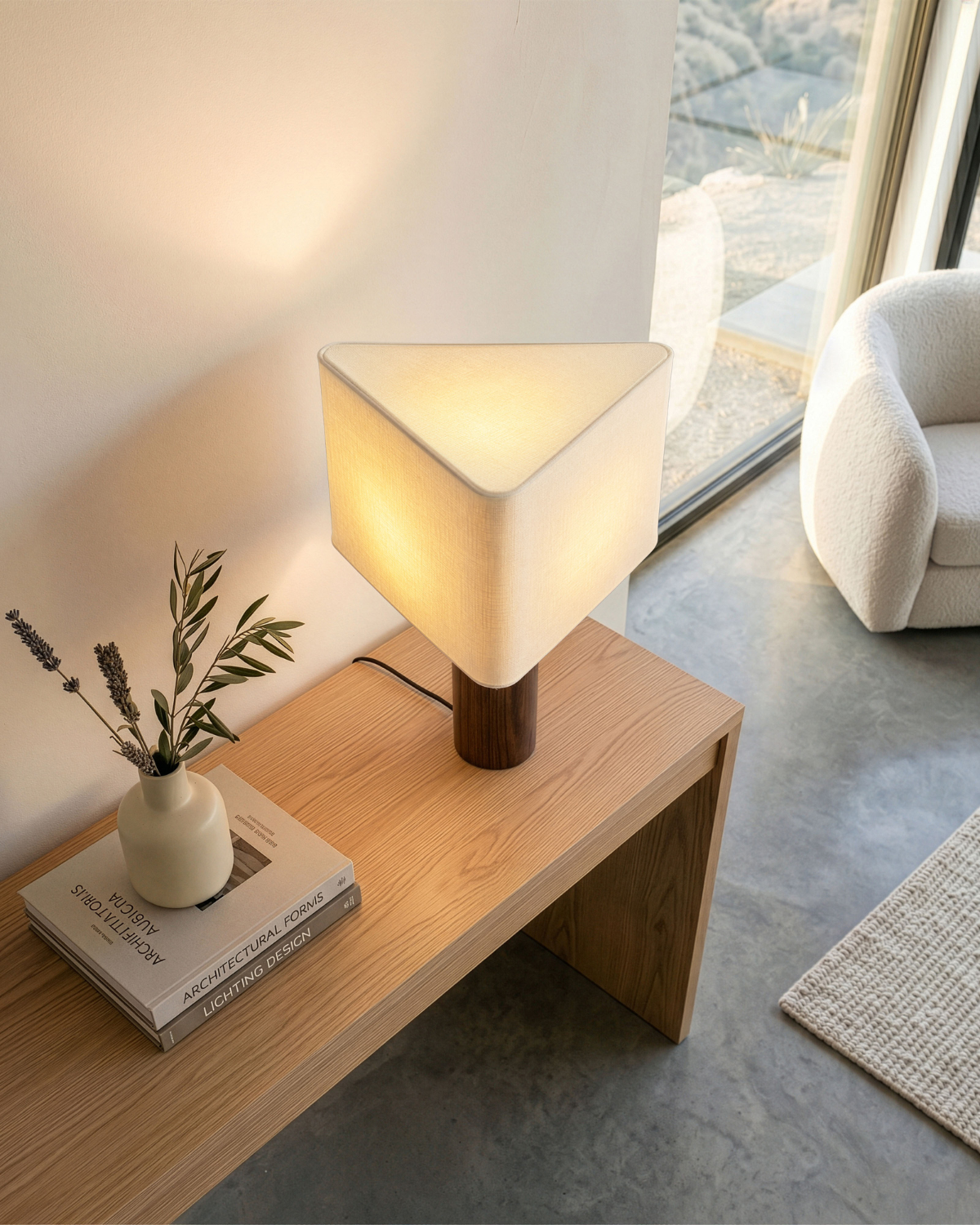 Koa Table Lamp