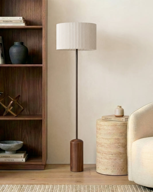 Oren Floor Lamp, Pleated