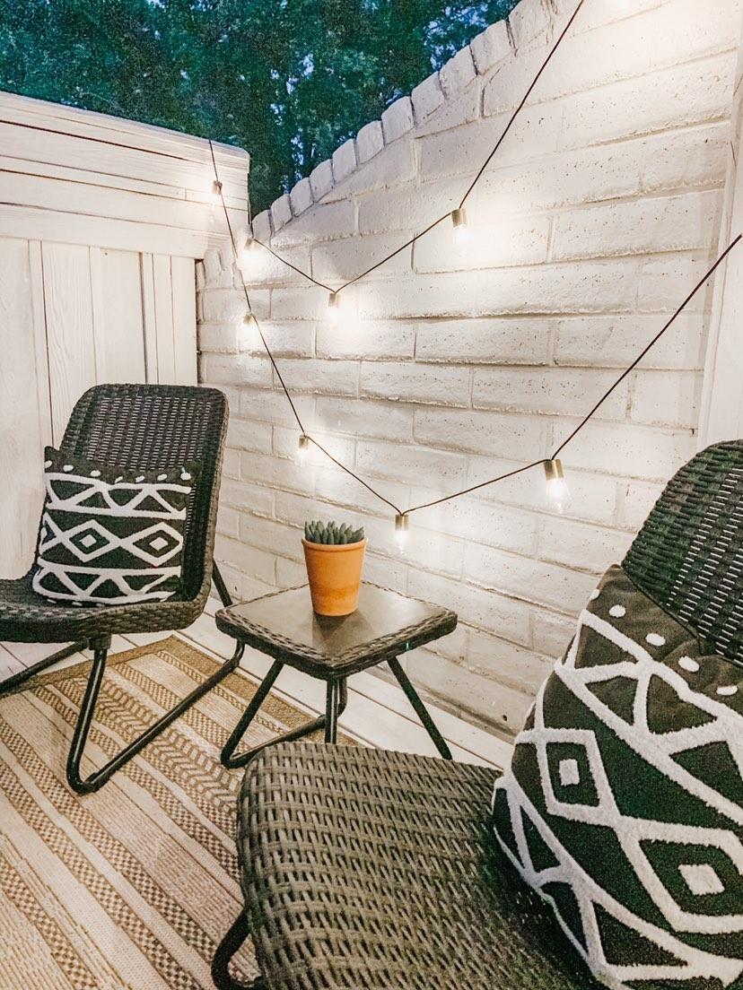 Glow Solar String Lights | Beautiful Brass Accents | Brightech