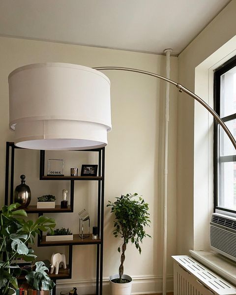 Mason Arc Dark Bronze Floor Lamp | Sturdy Marble Base | Brightech