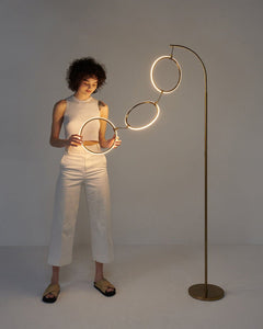 Brightech 3 Ring Floor Lamp, product photo