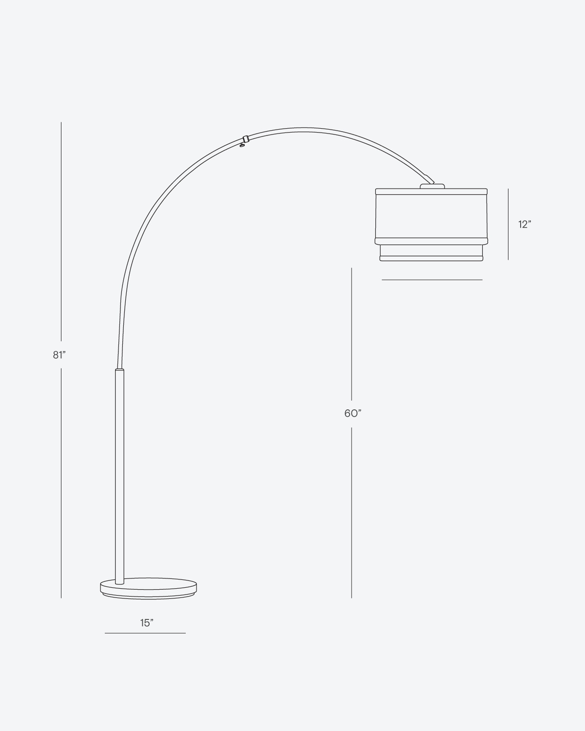 Arc Floor Lamp | Brightech | Elegant & Sophisticated