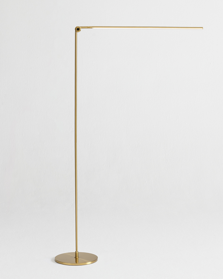 Libra Brass Floor Lamp | Dimmable & Color Changing | Brightech