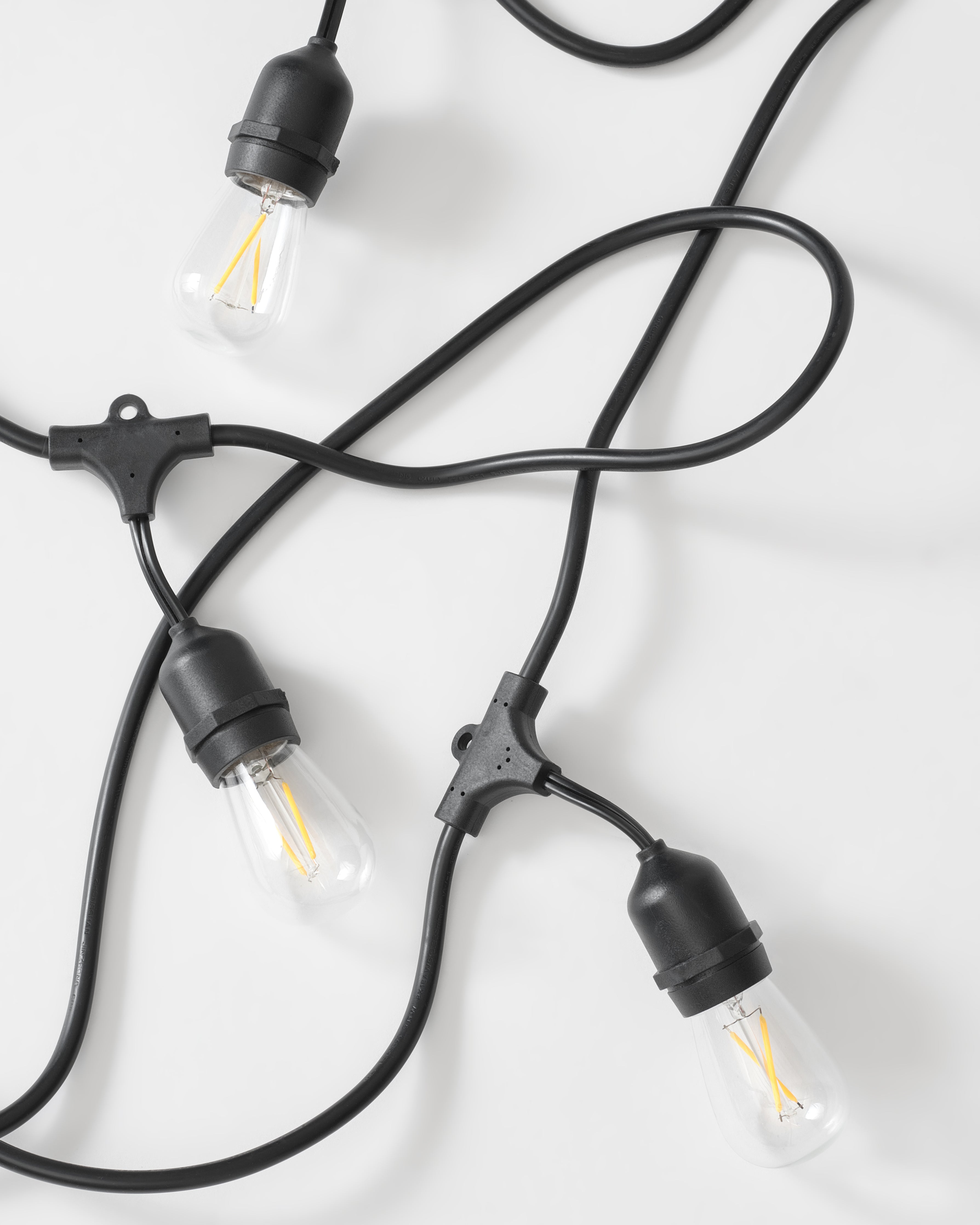 Black And White String Lights